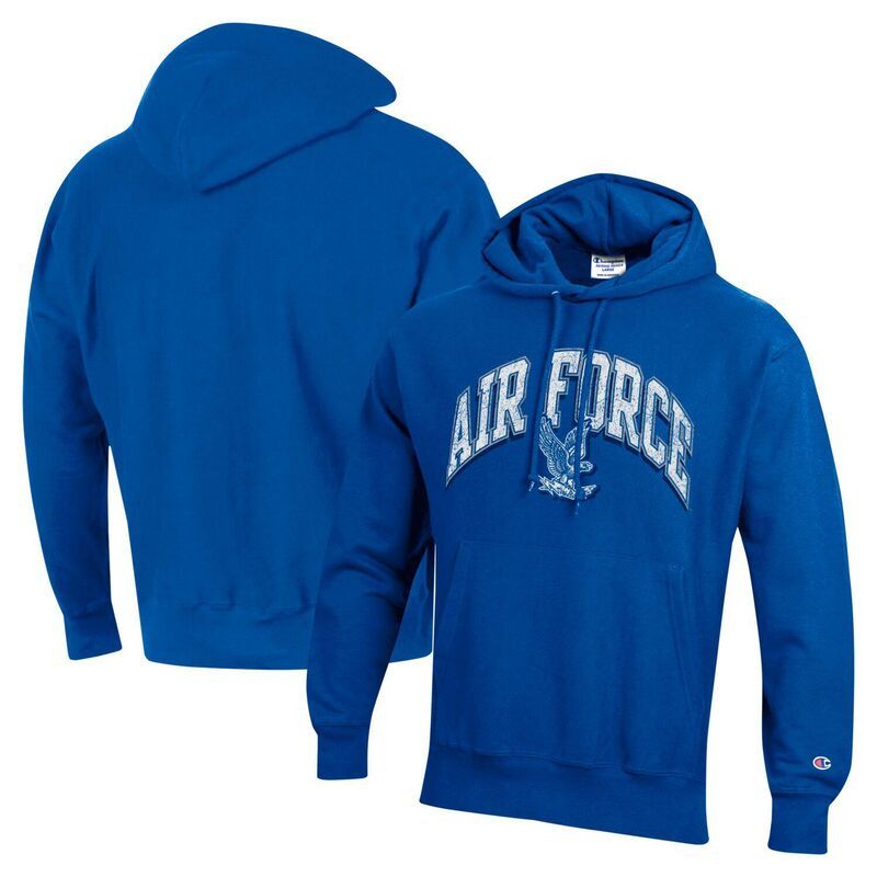 チャンピオン メンズ トップス Tシャツ パーカー Mens Champion Royal Air Force Falcons Vault Late Night Reverse Weave Pullover Hoodie Afa Blue ブルー