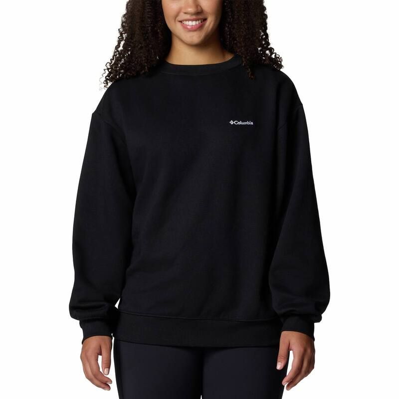 コロンビア レディース トップス Tシャツ クルーネック スウェット Womens Columbialdermore Crewneck Sweatshirt Black ブラック
