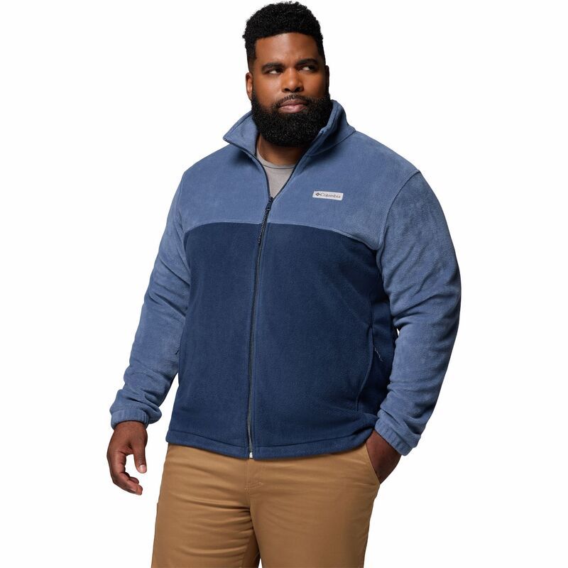コロンビア メンズ アウター ジャケット・ブルゾン Tシャツ トール フリース Big Tall Columbia Steens Mountain FullZip Fleece Jacket Dark Mountain