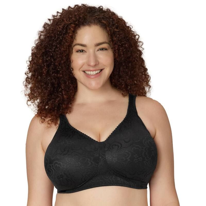 プレイテックス レディース アンダーウェア ブラジャー Playtex 18 Hour Ultimate Lift Support Wireless Bra 4745 Black ブラック