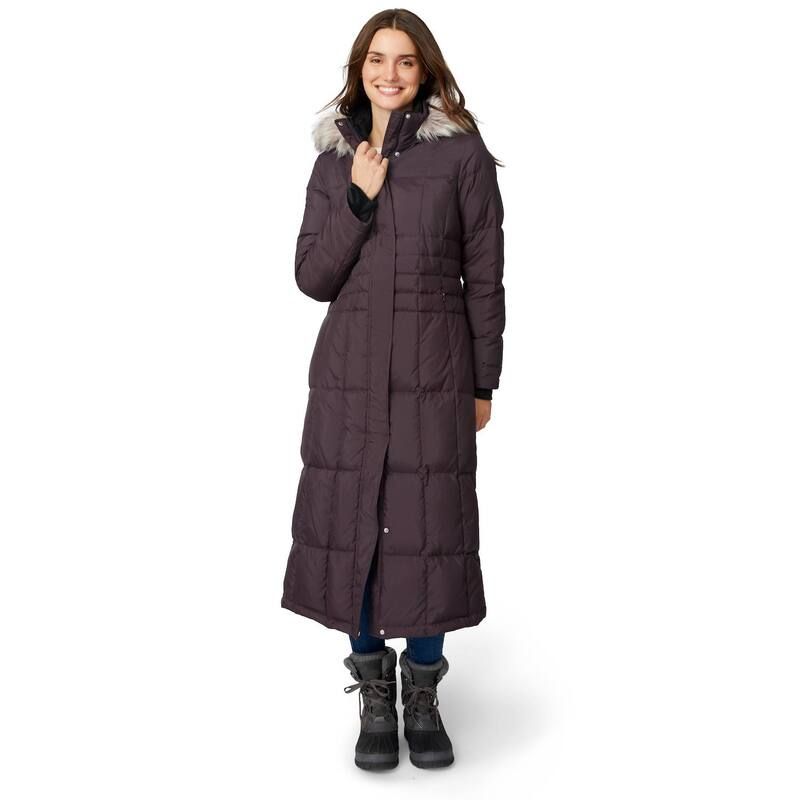 フリー カントリー レディース アウター ジャケット・ブルゾン ダウン Free Country Womens Fullength Splendor Down Jacket Bark