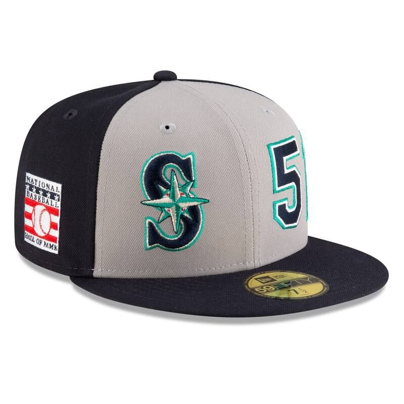 ニューエラ メンズ アクセサリー 帽子 Mens New Era Ichiro Suzuki NavyGray Seattle Mariners 2025 Baseball Hall ofame 59FIFTY Fitted Hat Mns Navy ネイビー