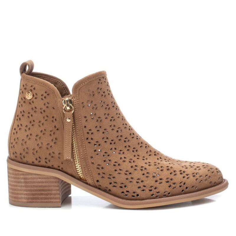 キシタイ レディース シューズ ブーツ・レインブーツ スエード アンクル Womensuede Ankle Booties By XTI 142255 Taupe トープ