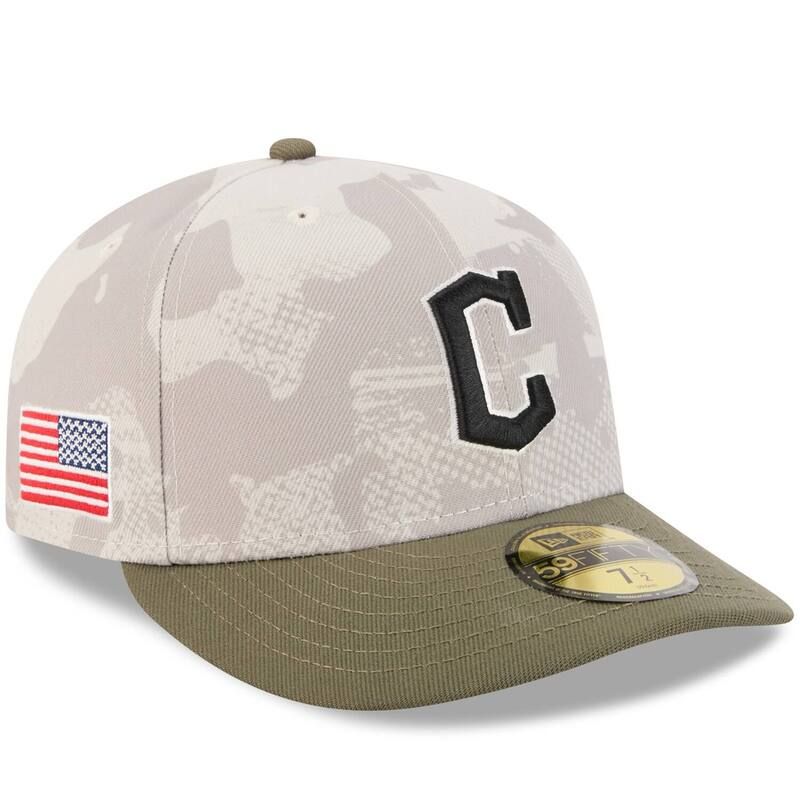 ニューエラ メンズ アクセサリー 帽子 Mens New Era Light BeigeOlive Cleveland Guardians 2025 Armed Forces Day 59FIFTY Fitted Hat Grd Lt Bei オリーブ