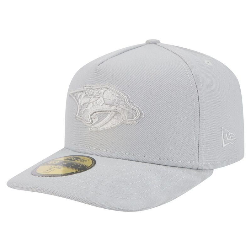 ニューエラ メンズ アクセサリー 帽子 Mens New Era Gray Nashville Predators Color Pack AFrame 59FIFTY Fitted Hat Pdt Grey グレー 10,426円
