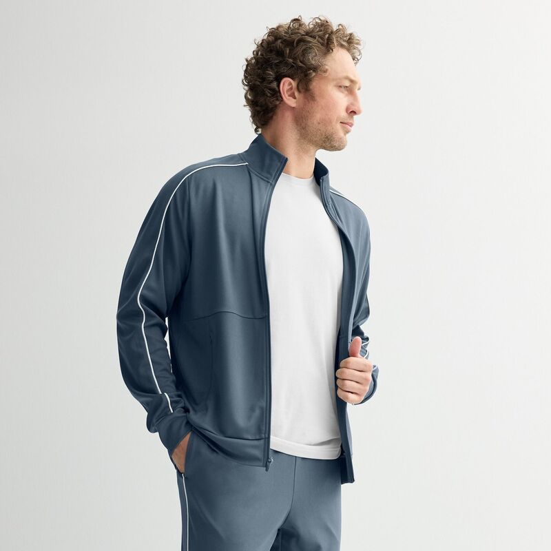 Tek Gear メンズ アウター ジャケット・ブルゾン Mens Tek Gear Piped Track Jacket Common Blue ブルー