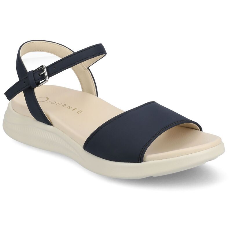 ジャーニー レディース シューズ サンダル アンクル Journee Jaylee Ankle Strap Buckle Womensandals Navy ネイビー