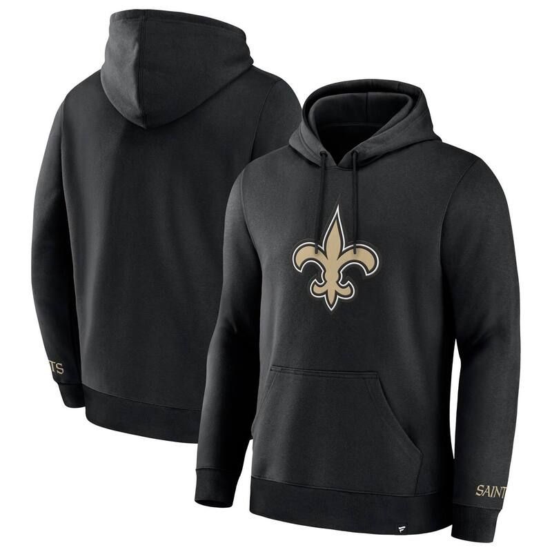 ファナティクス メンズ トップス Tシャツ フリース パーカー Mens Fanatics Black New Orleansaints Legacy Fleece Pullover Hoodie Snt Black ブラック