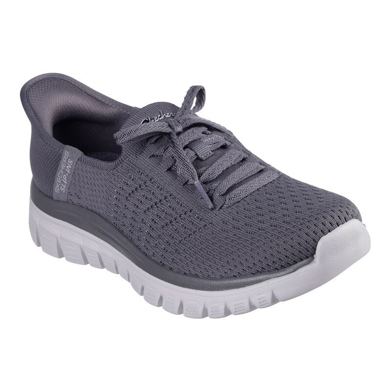 スケッチャーズ レディース シューズ サンダル Skechers Hands Free SlipinsR Graceful First Blush Womenshoes Charcoal チャコール 13,244円