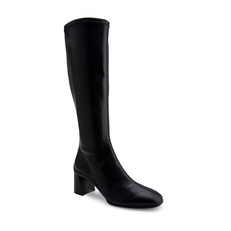 エアロソールズ レディース シューズ ブーツ・レインブーツ Aerosoles Centola Womens Boots Black Stretch Faux Lea ブラック 29,054円