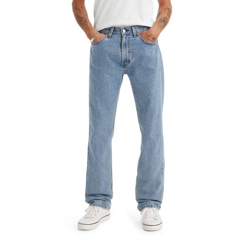 リーバイス メンズ ボトムス デニムパンツ レギュラーフィット ジーンズ Mens Levis 505 Regular Fit Jeans Bleach