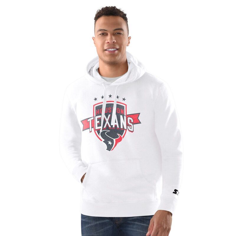 スターター メンズ トップス Tシャツ ヴィンテージ パーカー Menstarter White Houston Texans Vintage Pullover Hoodie Txs White ホワイト