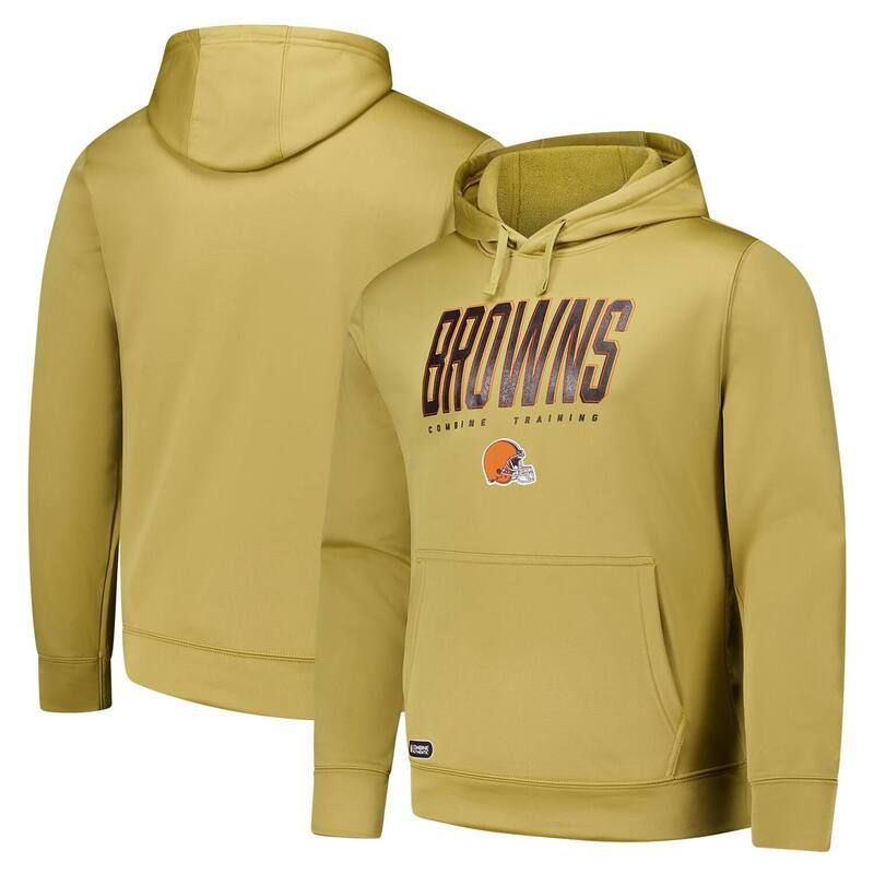 アウタースタッフ メンズ トップス Tシャツ パーカー Outerstuff Mens Gold Cleveland Browns Top Ranked Pullover Hoodie Brn Gold ゴールド