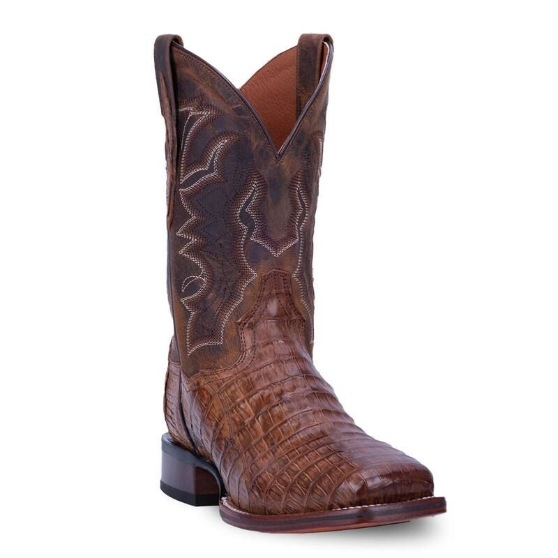 ダンポスト メンズ シューズ ブーツ・レインブーツ Dan Post Kingsly Mens Caiman Cowboy Boots Bay Apache Chocolate チョコレート