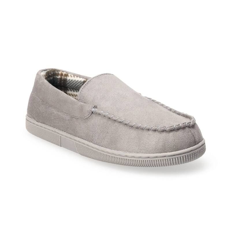 【送料無料】 ソノマ メンズ サンダル シューズ Sonoma Goods For Life Braylen Mens Moccasin Slippers Gray
