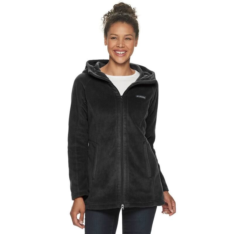 コロンビア レディース アウター ジャケット・ブルゾン フーデッドジャケット フリース Womens Columbia Benton Springs Fleece Hooded Jacket Black ブラック