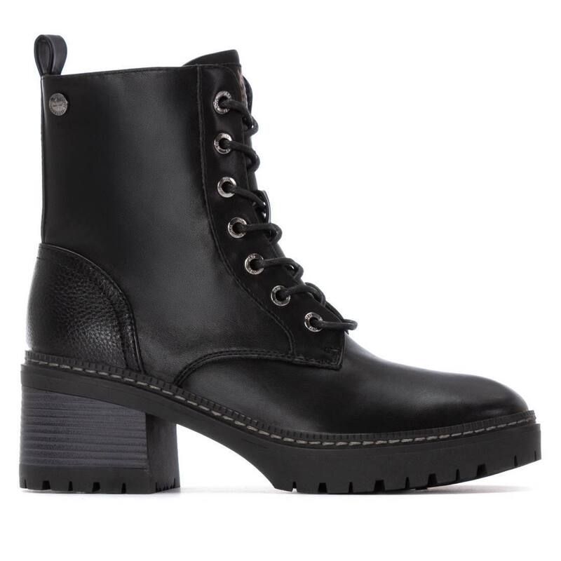 キシタイ レディース シューズ ブーツ・レインブーツ Womens Combat Booties By XTI 144454 Black ブラック