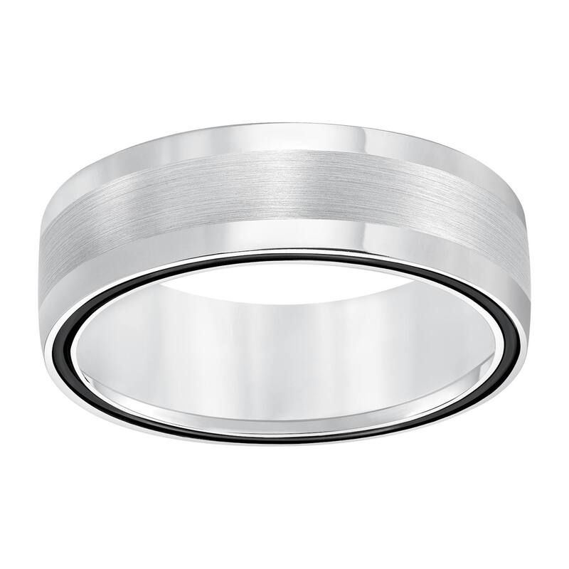 アンブランデッド メンズ アクセサリー リング Unbranded Mens Tungsten Domed 7mm Comfort Fit Band Tungstencarbide