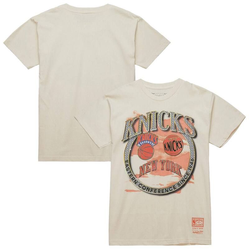 ミッチェルネス メンズ トップス Tシャツ トール Mens Mitchell Ness White New Yorknicks Big Tall Hardwood Classics Crown Jewels TShirt Kni White ホワイト