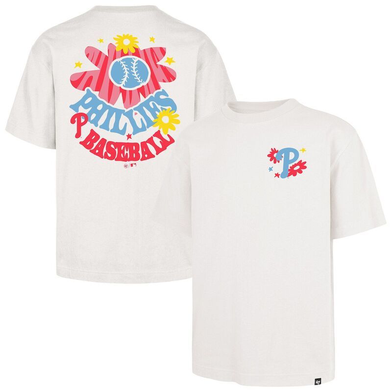 フォーティセブンブランド メンズ トップス Tシャツ 47 Brand Mens 47 Cream Philadelphia Phillies Flora Foundation TShirt Phl Beige ベージュ 11,300円