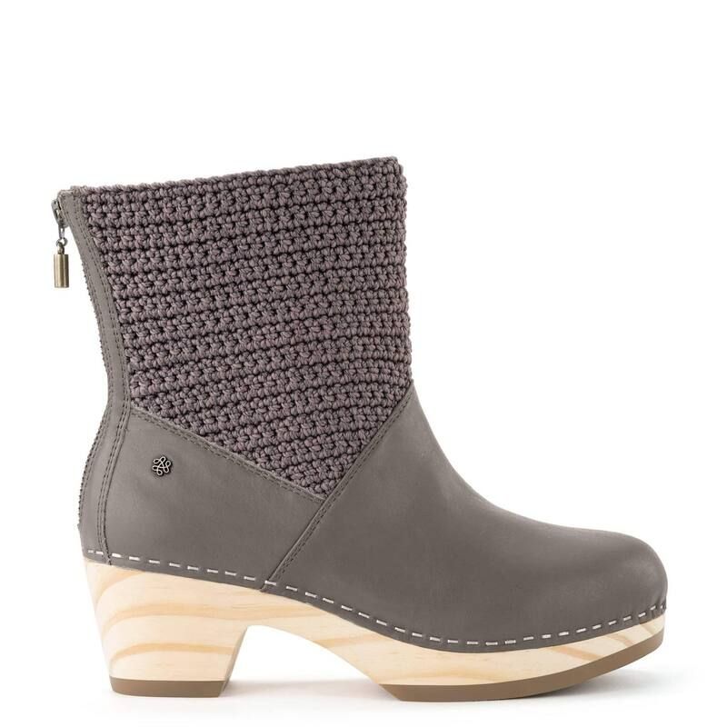 ザサック レディース シューズ ブーツ・レインブーツ レザー The Sak Paloma Leather Clog Boots Mushroom