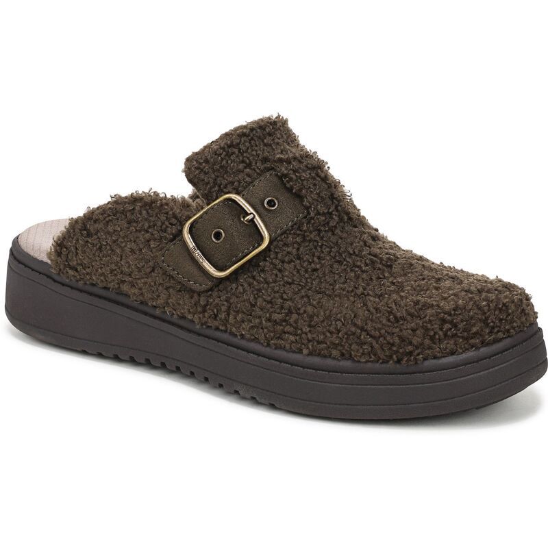 ライフストライド レディース シューズ サンダル LifeStride VibeCozy Womens Faux Fur SlipOn Mules Green グリーン