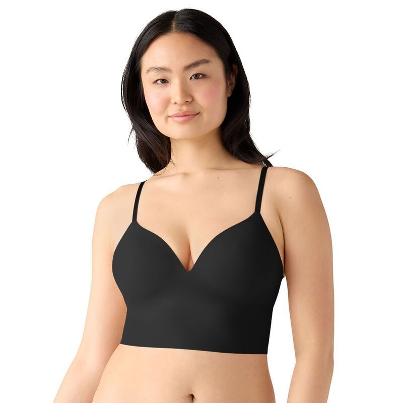 トゥルー レディース アンダーウェア ブラジャー TRUE Body Boost Wirefree Longline Bra Black ブラック