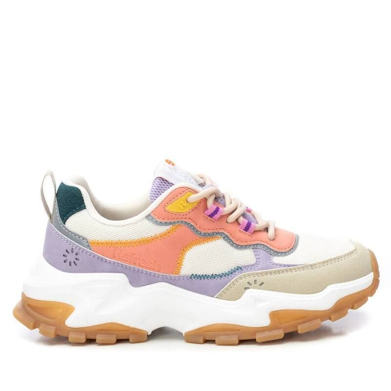 リフレッシュ レディース シューズ スニーカー Refresh Womens Casual Sneakers By XTI Lilac Multicolor ライラック
