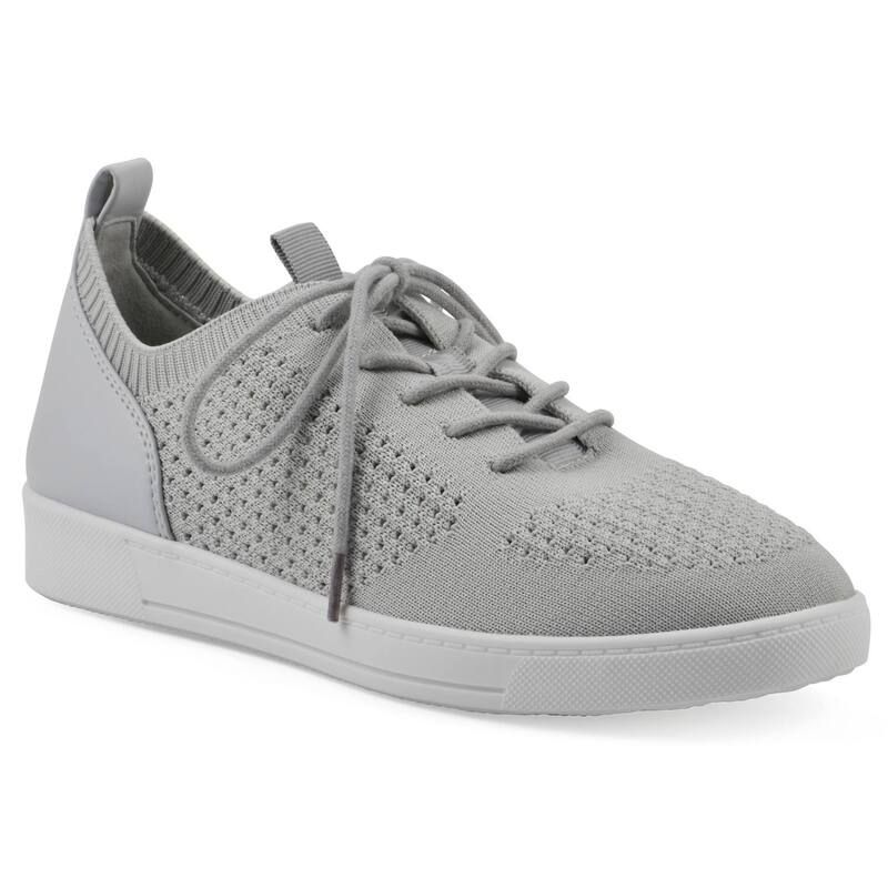 ホワイトマウンテン レディース シューズ スニーカー レース White Mountain Upscale Womens LaceUp Sneakers Light Gray Fabric グレー