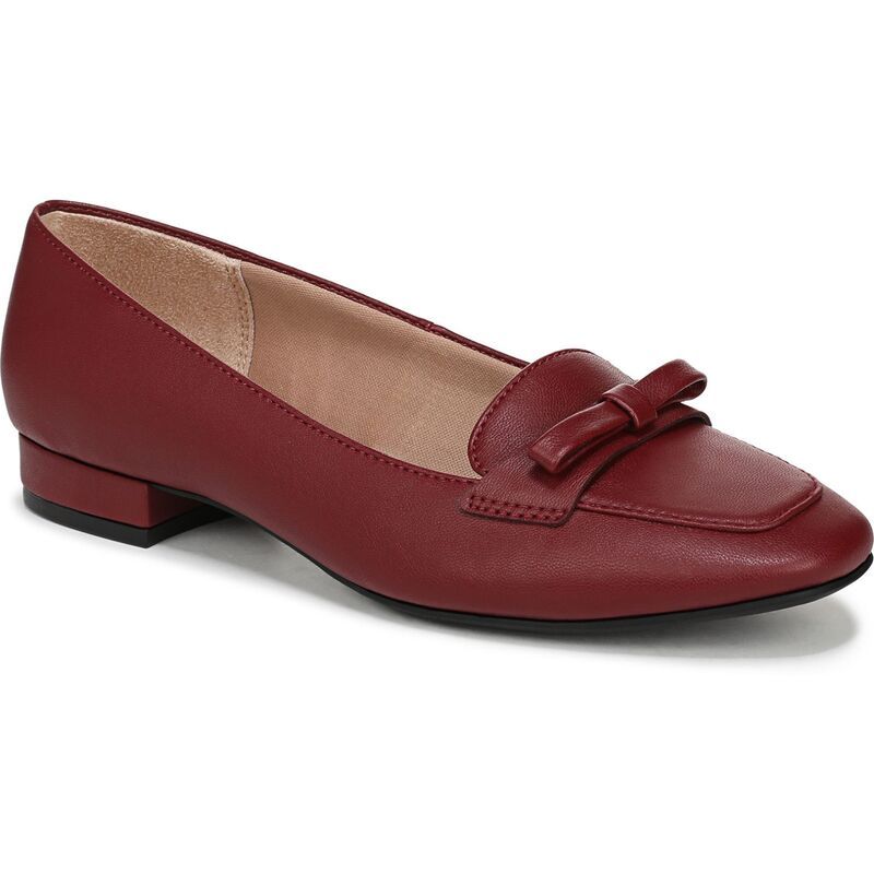 ライフストライド レディース シューズ サンダル LifeStride Claudine WomenslipOn Ballerina Shoes Dark Red レッド
