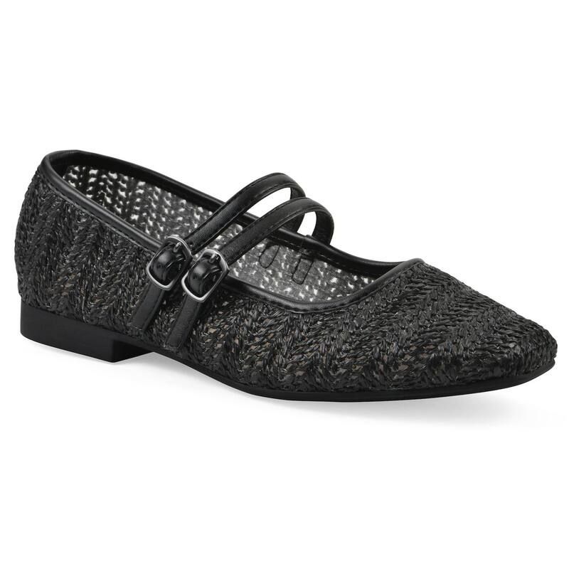 ホワイトマウンテン レディース シューズ サンダル White Mountain Bocage Womens Mary Jane Flats Black Smooth ブラック