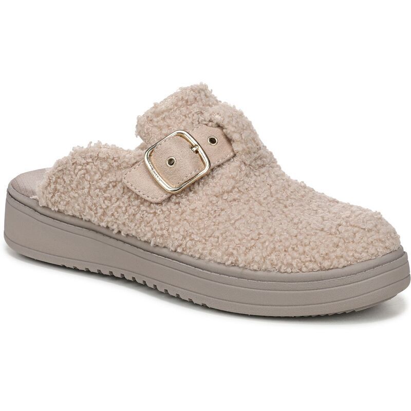 ライフストライド レディース シューズ サンダル LifeStride VibeCozy Womens Faux Fur SlipOn Mules Tan タン