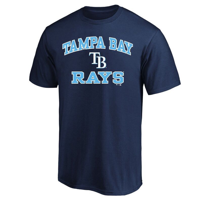 プロファイル メンズ トップス Tシャツ トール Mens Profile Navy Tampa Bay Rays Big Tall Heart Soul TShirt Ray Navy ネイビー