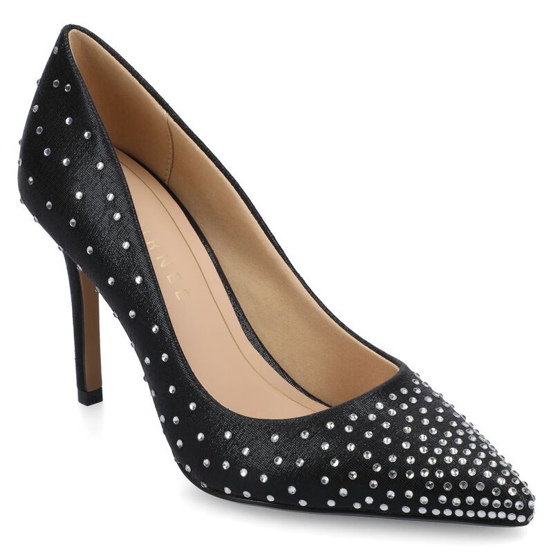 ジャーニー レディース シューズ パンプス ヒール Journee Venus Womens Pointed Toe Stiletto Heel Comfort Dress Pumps Black ブラック