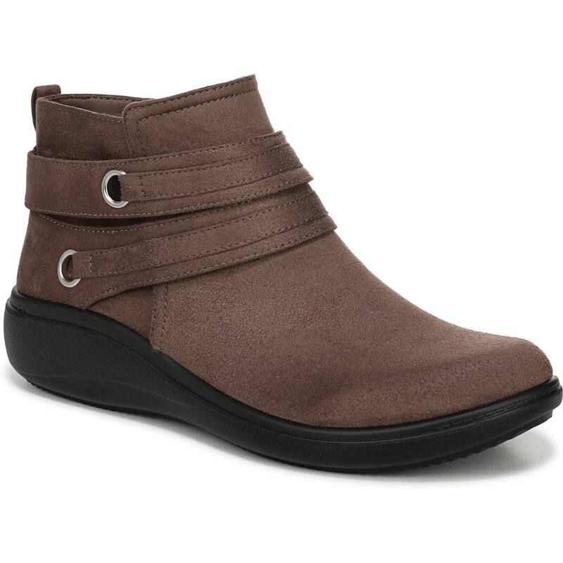 ライフストライド レディース シューズ ブーツ・レインブーツ アンクル LifeStride Brave Womens Zip Ankle Boots Mocha モカ