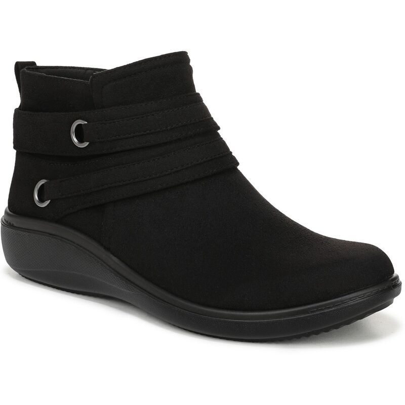 ライフストライド レディース シューズ ブーツ・レインブーツ アンクル LifeStride Brave Womens Zip Ankle Boots Black ブラック