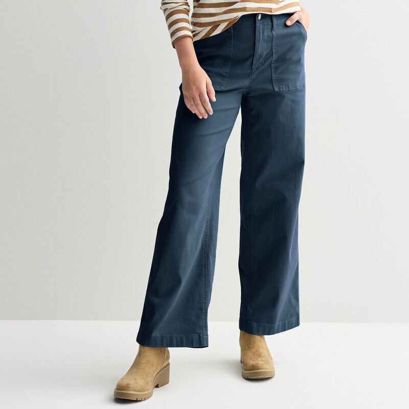 ソノマ レディース ボトムス カジュアルパンツ ワイドレッグ Womensonoma Goods For Life Utility Wide Leg Pantseattle Navy ネイビー