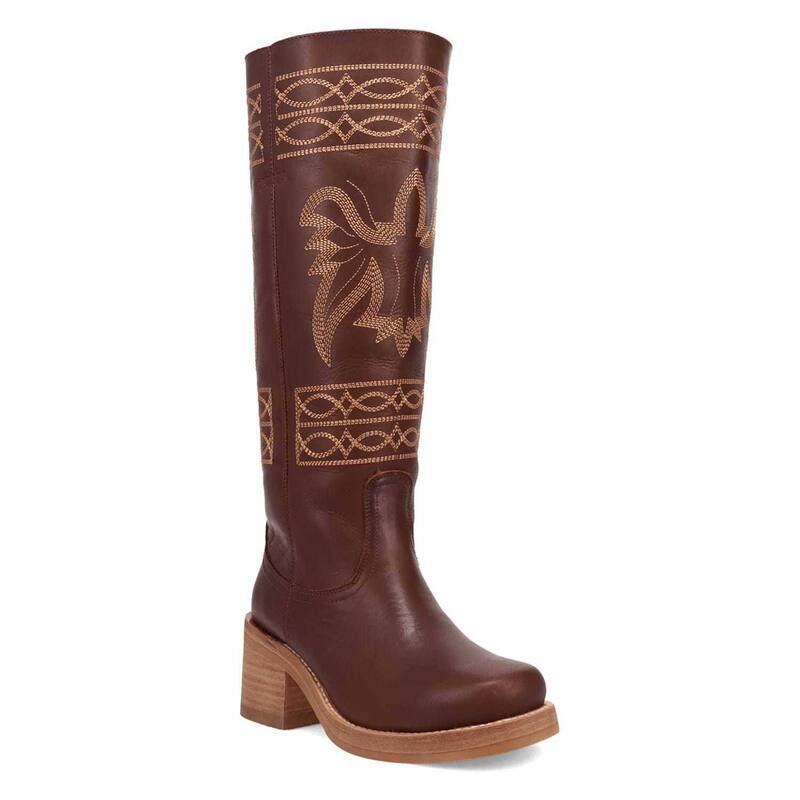 ディンゴ レディース シューズ ブーツ・レインブーツ レザー Dingo Avalon Womens Leather Boots Brown ブラウン