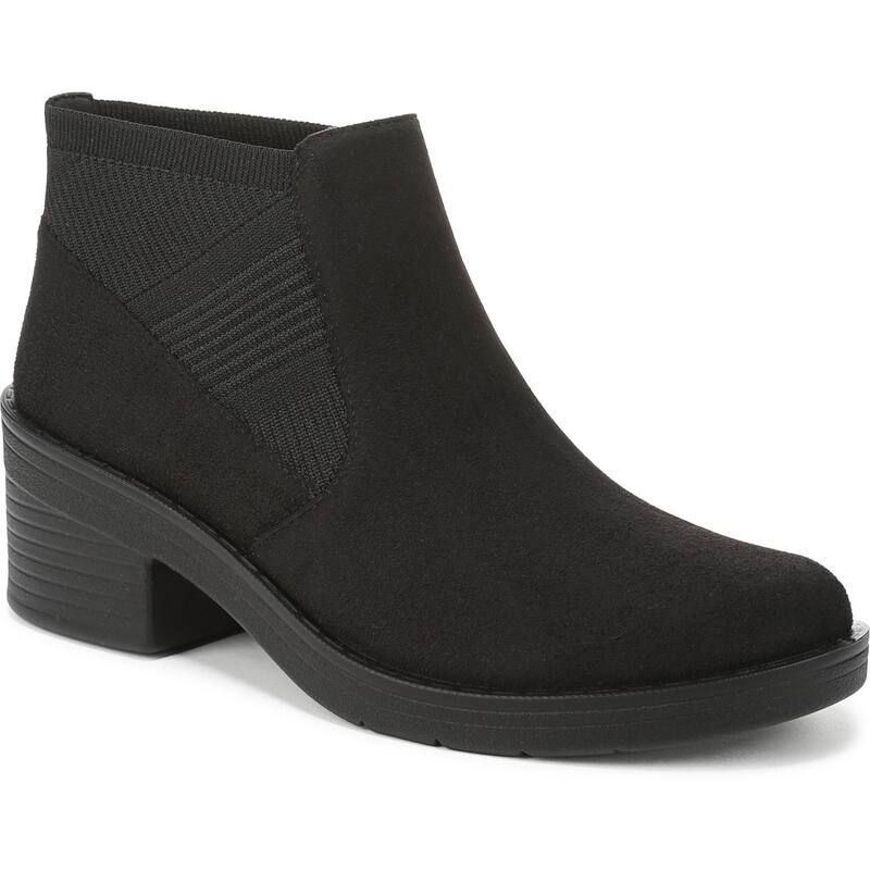ライフストライド レディース シューズ ブーツ・レインブーツ アンクル ニット LifeStride Outlooknit Womens Ankle Boots Black ブラック