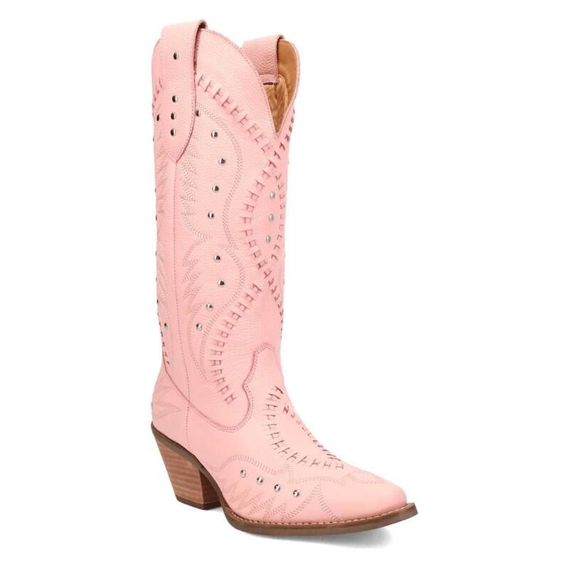 ディンゴ レディース シューズ ブーツ・レインブーツ レザー Dingo Pretty N Pink Womens Leather Boots Pink ピンク