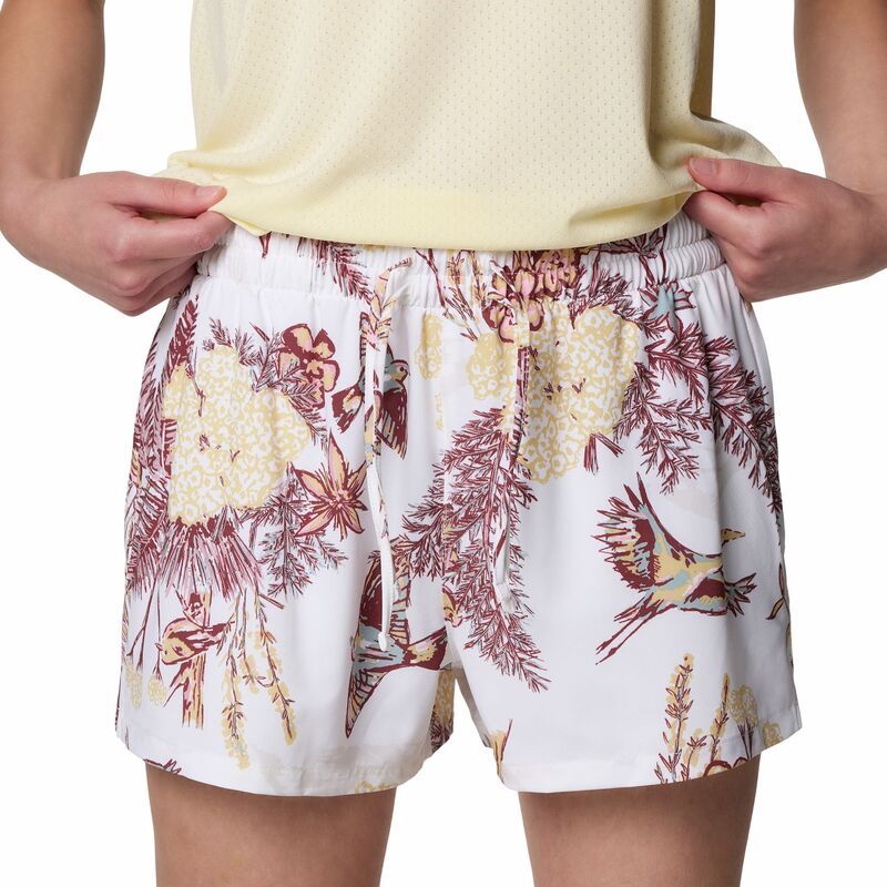 コロンビア レディース ボトムス ハーフパンツ・ショーツ プリント ショートパンツ Womens Columbia Bogata Bay Print Shortsea Salt Outbacked