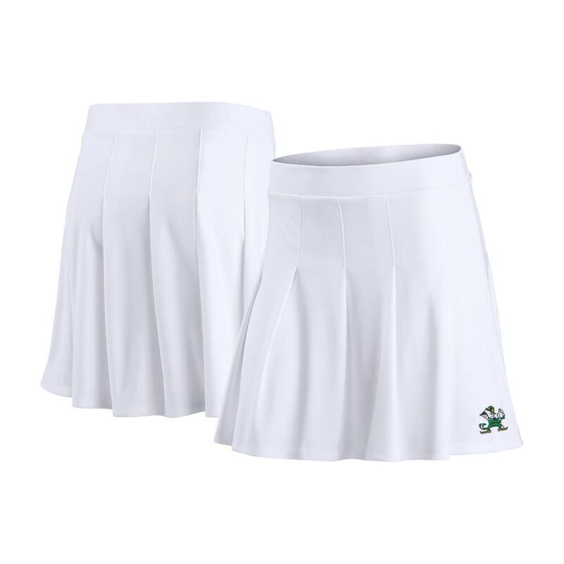 【送料無料】 ファナティクス レディース スカート ボトムス Womens Fanatics White Notre Dame Fighting Irish Heritage Primary Skirt Ntd White
