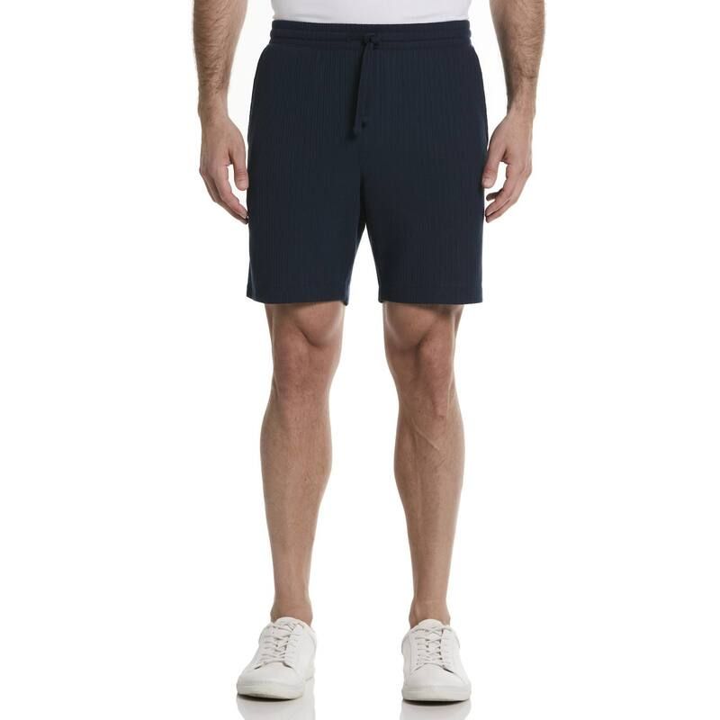 キューバベラ メンズ ボトムス ハーフパンツ・ショーツ ショートパンツ Mens Cubavera 7 Texturedrawstring Shorts Dress Blues