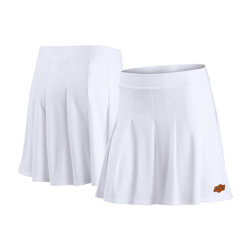 【送料無料】 ファナティクス レディース スカート ボトムス Womens Fanatics White Oklahoma State Cowboys Heritage Primary Skirt Oks White