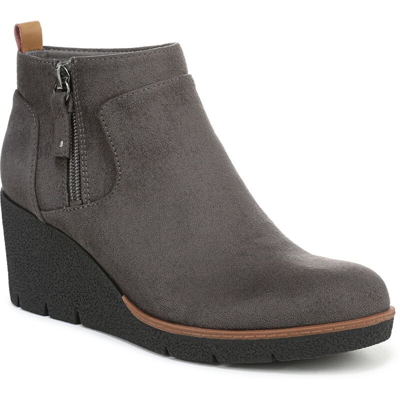 ドクター・ショール レディース シューズ ブーツ・レインブーツ Dr Scholls Bianca Womens Wedge Boots Gray Stone グレー