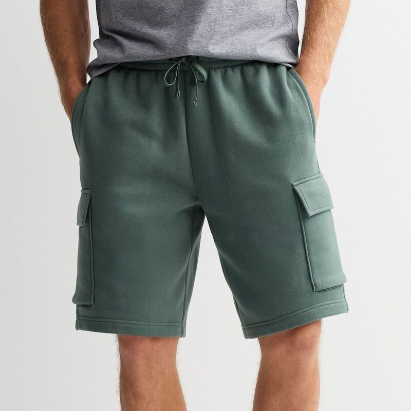 Tek Gear メンズ ボトムス ハーフパンツ・ショーツ ショートパンツ フリース Mens Tek Gear 10 in Ultrasoft Fleece Cargo Shorts Festivity Pine