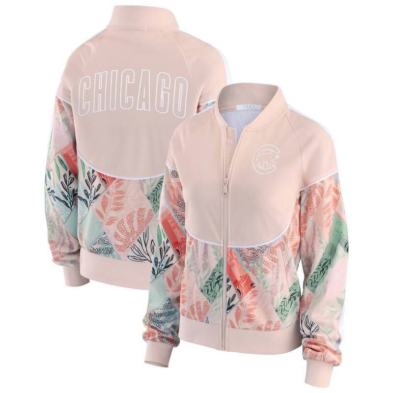 ウェア バイ エリン アンドルーズ レディース アウター ジャケット・ブルゾン Womens WEAR by Erin Andrewsand Chicago Cubs Raglan FullZip Track Jacket Cub Multi マルチカラー