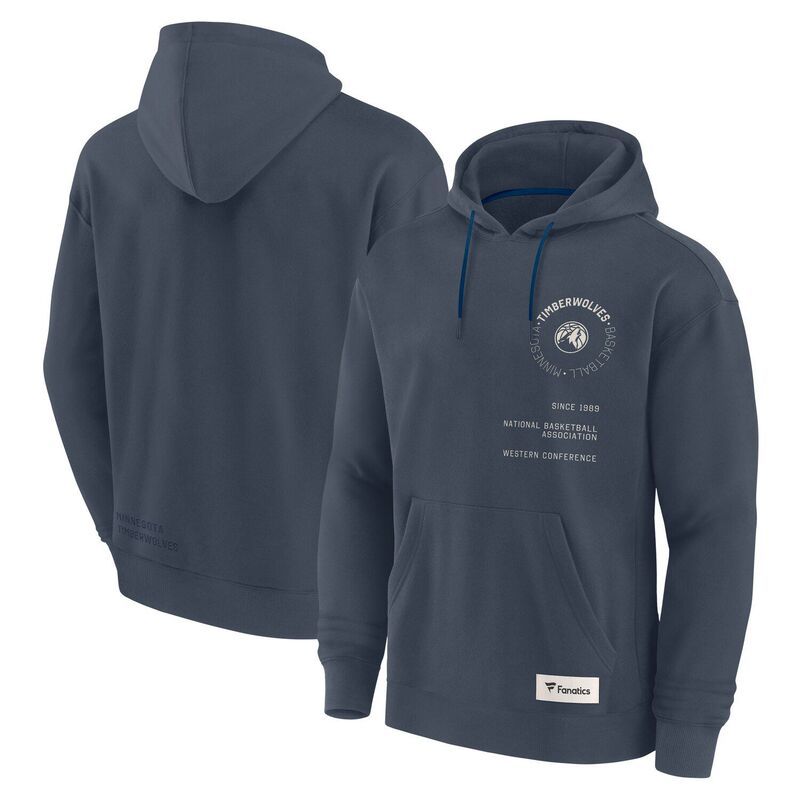 ファナティクス メンズ トップス Tシャツ パーカー Mens Fanatics Blue Minnesota Timberwolves Future Ground Info Elements Premium Pullover Hoodie Mtw Blue