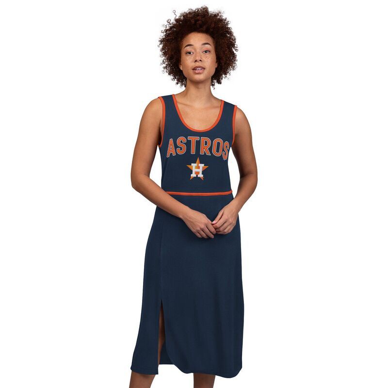 ジースリー フォーハー バイ カール バンクス レディース トップス ワンピース マキシ Womens GIII 4Her by Carl Banks Navy Houston Astros Center Field Maxi Dress Ast Navy ネ