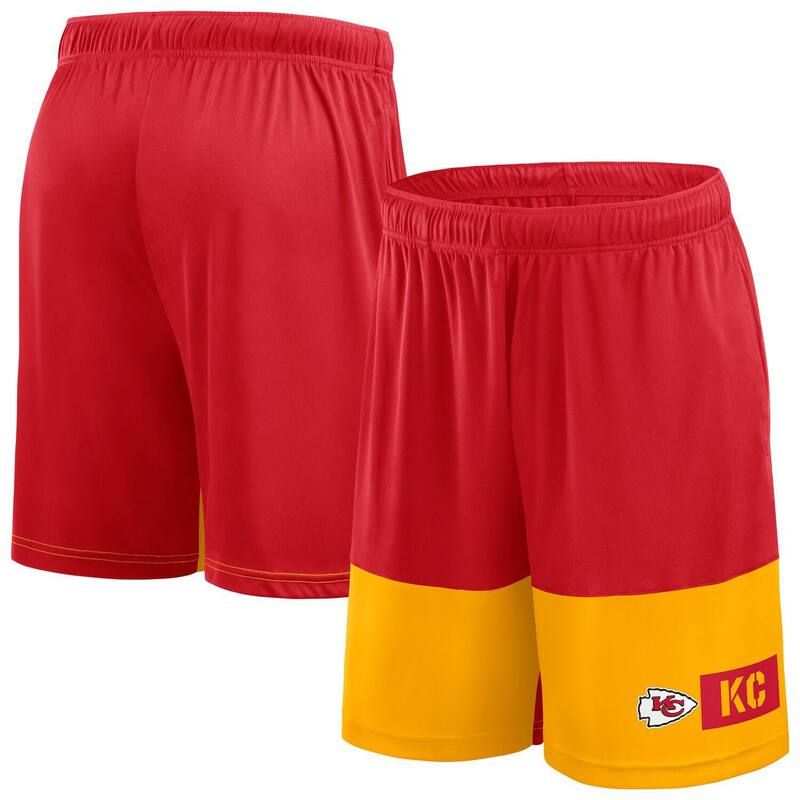 ファナティクス メンズ ボトムス ハーフパンツ・ショーツ ショートパンツ Mens Fanatics RedGold Kansas City Chiefs Best of the Best Performance Shorts Chf Red レッド